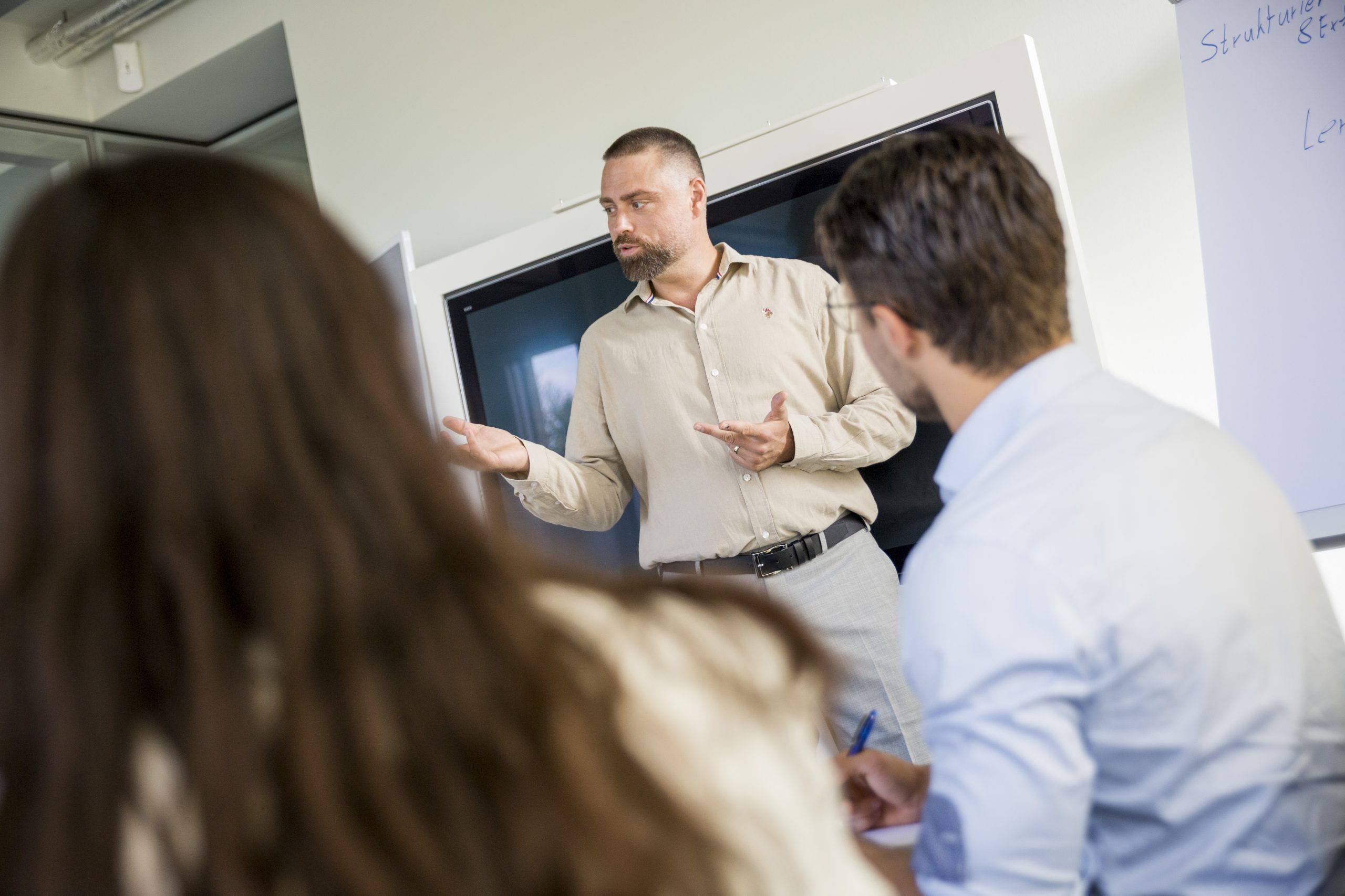 Kreativer Austausch in Masterclass